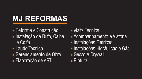 MJ Reforma e Construção